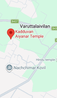 Temple location map